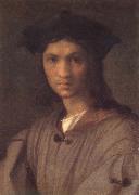 Andrea del Sarto Potrait of man painting